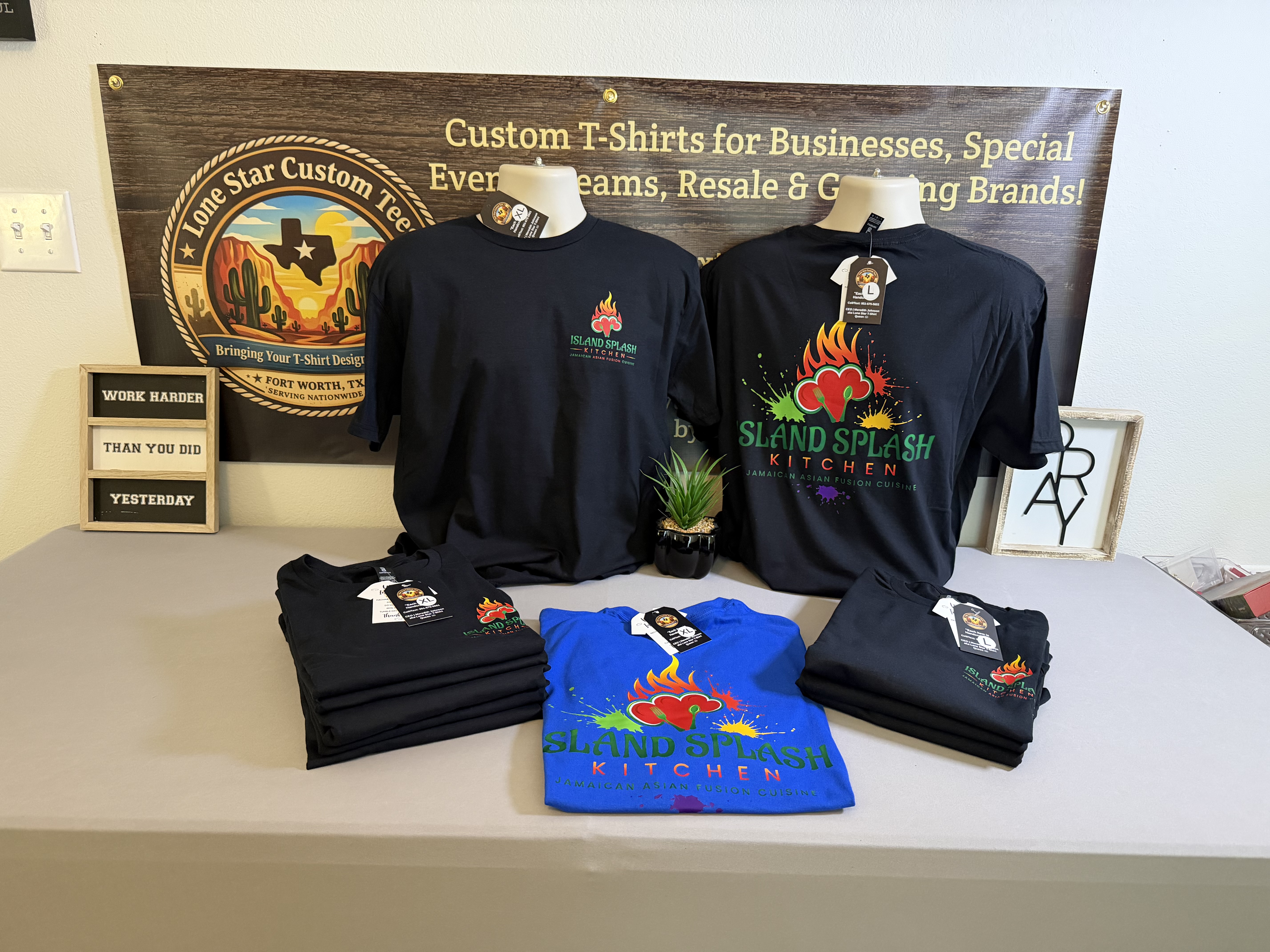 Custom t-shirt example — DFW